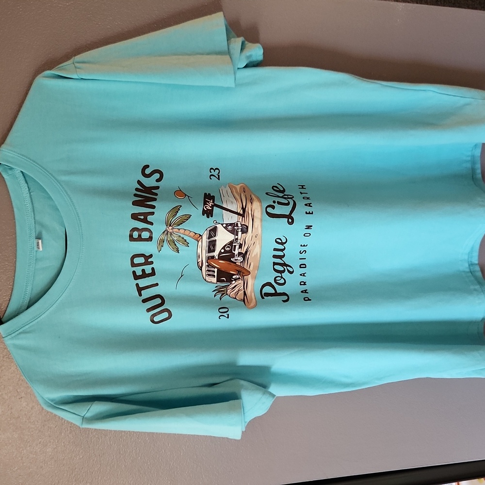 Outer Banks Plus Size Crewneck Graphic T Shirt